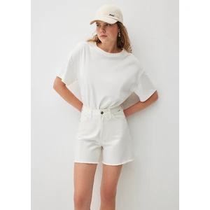 Millie 90lar Kırık Beyaz Jean Şort 1458987074