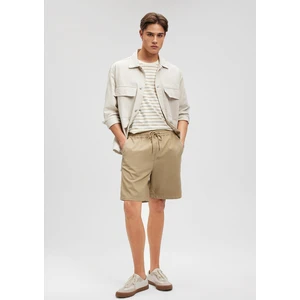 TENCEL TM Lyocell Kahverengi Şort 0410010-70203