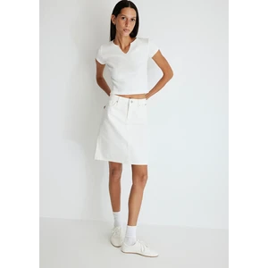 Valerie Everyday Kırık Beyaz Jean Etek 1319887100
