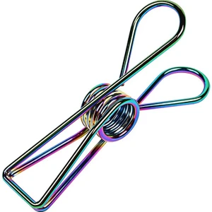 Kayigo Tiny Paslanmaz Çelik  Mini Mandal Onikili - Rainbow