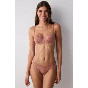 Bloom Lace Dantel Açık Kahverengi Sütyen