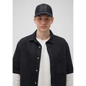 M Logo Baskılı Siyah Kadife Şapka 0911526-900