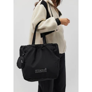 Mavi Logo Detaylı Siyah Omuz Çantası 1911306-900