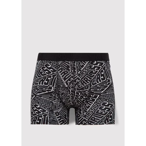 Baskılı Siyah Boxer 0911634-900