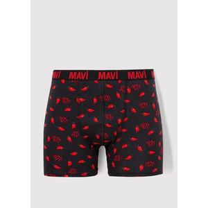 Biber Detaylı Siyah Boxer 0911631-900