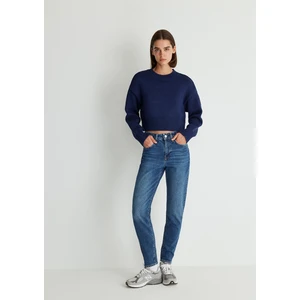Cindy Classic Denim Gölgeli Koyu Mavi Jean Pantolon 100277-87925