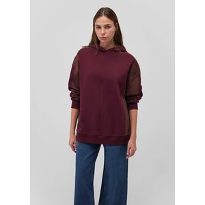 Bisiklet Yaka Bordo Sweatshirt 1S10200-87830