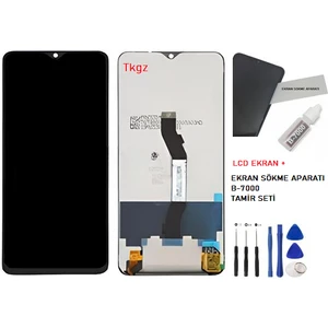 Xiaomi Redmi Note 8 Pro LCD Ekran Dokunmatik Orijinal Kalite + B-7000 + Tamir Seti