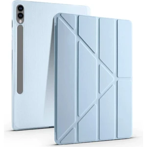 TEKNETSTORE Samsung Galaxy Tab S10+ Plus 12.4" Kalem Bölmeli Uyku Modlu Arkası Silikon Kapak Kılıf