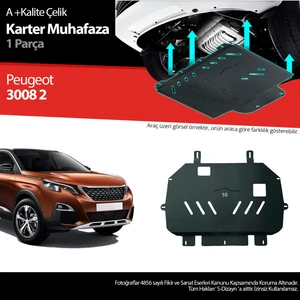 Peugeot 3008 Çelik Karter Muhafaza Koruma 2016-2023