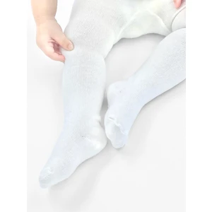 Bebek Külotlu Çorap Pamuklu Yumuşak -Ekru 12-18 ay