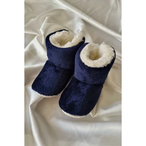 Trade Bazaar Peluş Bebek Tüylü Kaymaz Taban Patik 0-12 Ay Panduf