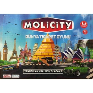 Emlak Ticaret Oyunu Molipoly Molicity Monopoly Monopoli Metropol Mega City Aile Oyunu Yeni Model