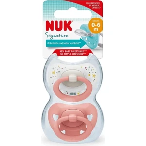 Signature Silikon Damaklı Ikili Emzik (0-6m)