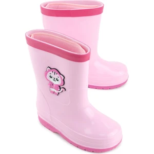 Kız Çocuk Kışlık Içinde Çıkarılabilir Ek Çoraplı Su Geçirmez Yağmur Bot Çizme