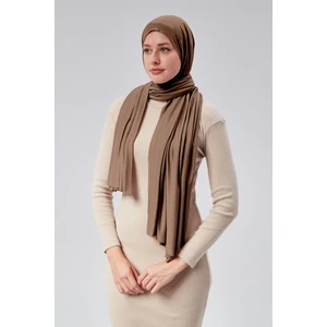 Sonbahar Moda Kadın Tesettür Şal Penye Çikolata