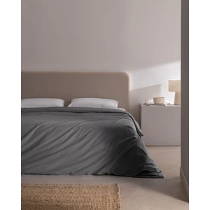 Madame Coco Manon Çift Kişilik %100 Pamuk Ranforce Düz Nevresim - Antrasit