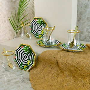 Lemon 8 Parça 4 Kişilik Çay Seti 165 ml