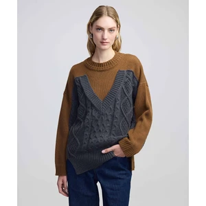 Colorblock Oversize Kazak Iw6240050186007