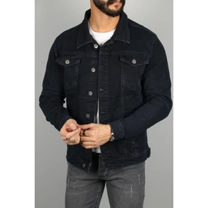 Frankness Jeans Erkek Slim Fit Denim Kot Ceket