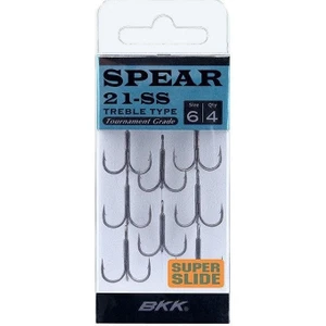 BKK Spear-21 SS Üçlü Olta kancası  no 6 8 Pcs