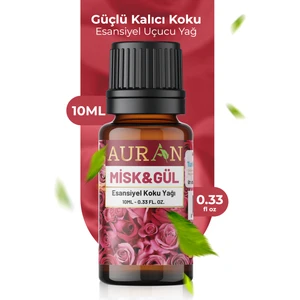 Misk & Gül Esansiyel Uçucu Koku Yağı Ortam Kokusu Doğal Yağ Sihirli Küre Hobi Esansı 10ml