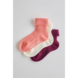 Katia & Bony Çocuk 3 lü Paket Soket Çorap Pembe