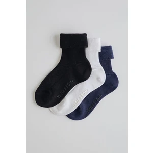 Katia & Bony Çocuk 3 lü Paket Soket Çorap Siyah MİX