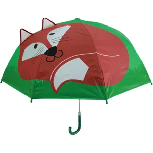 Yeşil Tilki Çocuk Çizgi Film Şemsiyesi (Yurt Dışından)