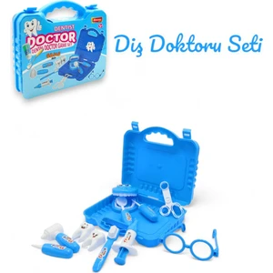 Çantalı Diş Doktoru Seti - Mavi