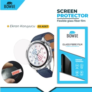 Huawei Watch Gt3 42MM Için Full Kaplama Nano Tempered Ekran Koruyucu 3 Adet Set