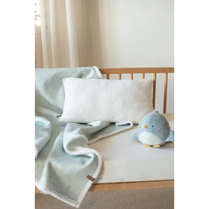 Fluffy Uyku Beşik Yastığı Kırlent Kılıfı Dekoratif Bebek Çocuk Odası Koyun Tüyü  Kuzu Kılıf Beyaz