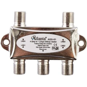 ADS-01 1x4 1/4 DiSEqC Switch