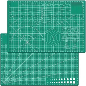 30X45 cm Yeşil A3 Kesim Tablası Kesim Matı Kesim Altlığı Kesim Matı