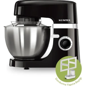 Siyah Hamur Yoğurma 1800WATT 4.5lt Dondurma Yapma Aprt. Sm-02