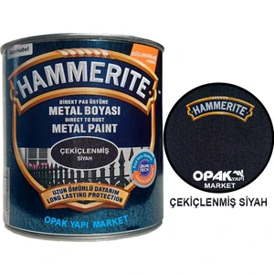 Çekiçlenmiş Metal Boyası Siyah 2.5 Lt (3,5 Kg)