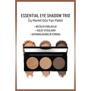 Bobbi Brown Essential Eye Shadow Palette - Üç Renkli Göz Farı Paleti - Golden Hour 6g