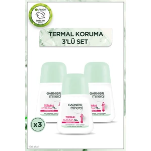 3'lü Mineral Termal Koruma Roll-On Deodorant Seti