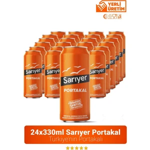 Portakal Aromalı Gazoz 330ml x 24  Adet