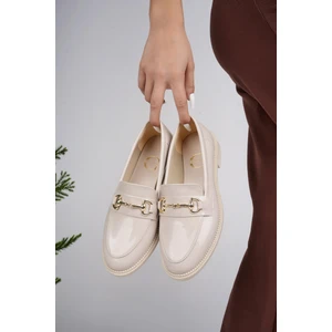 Sussie Garantili Metal Tokalı Kadın Loafer Günlük Ayakkabı