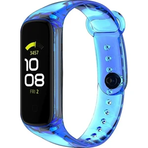 Samsung Galaxy Fit 2 R220 Kordon Kayış Silikon Şeffaf