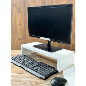 Beyaz Mdf Monitör Yükseltici