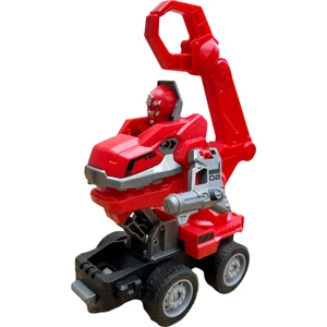Eğitici Oyuncak | Çek Bırak Transformers Figürlü Inşaat Makinaları 1 adet
