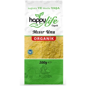 Happy Life Organik Mısır Unu 500 gr