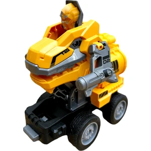 Eğitici Ahşap Oyuncak | Çek Bırak Transformers Figürlü Inşaat Makinaları 1 adet