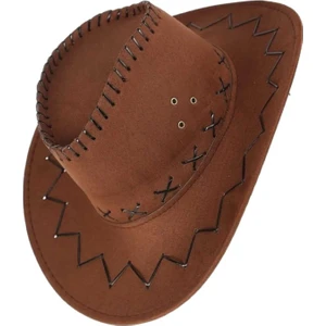 Çocuk Boy Nubuk Kovboy Şapkası