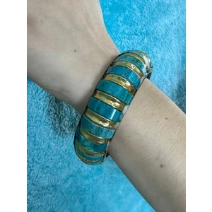 Gönülden Tasarım Sedef Kaplama Otantik Kadın Hint Bileziği Çap 7 cm