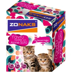 Yetkili Satıcı - Zonaks Premium Iz Element Katkılı Kedi Süt Tozu 15 gr x 10