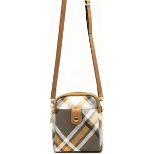 Silver & Polo Haki - A.taba SP1157 Kadın Çapraz Çanta
