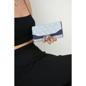 Silver Polo Silver & Polo Mavi - Laci SP979 Kadın Cüzdan & Kartlık